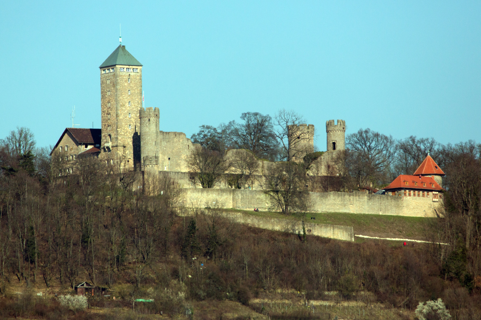 Starkenburg über Heppenheim a.d. Bergstraße