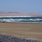 Starker Wellengang an der Playa de Famara