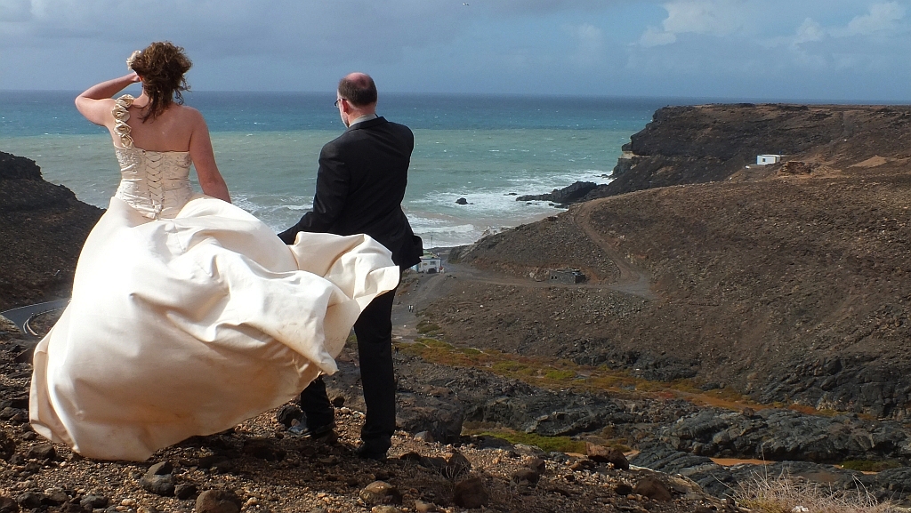 Starker Wind auf Fuerteventura ..