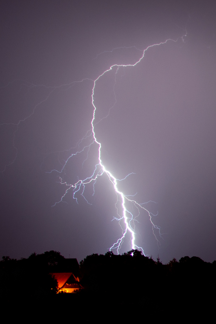 Starkes Sommergewitter in der Altmark