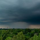 Starkregenzelle über Hamburg