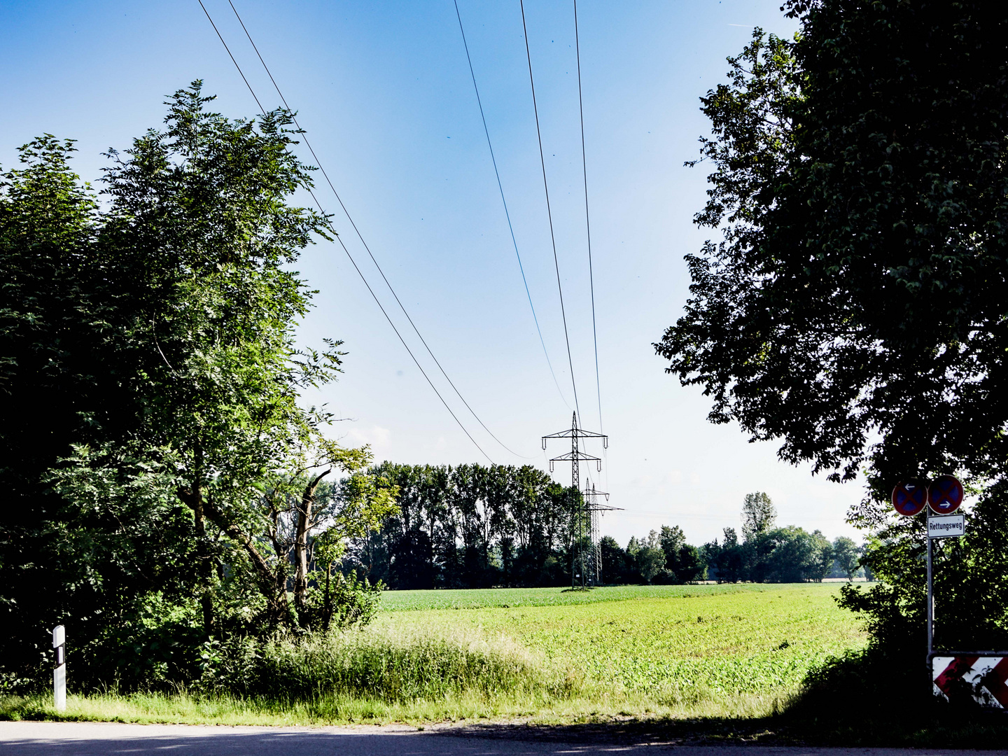 Starkstrom in der freien Natur...