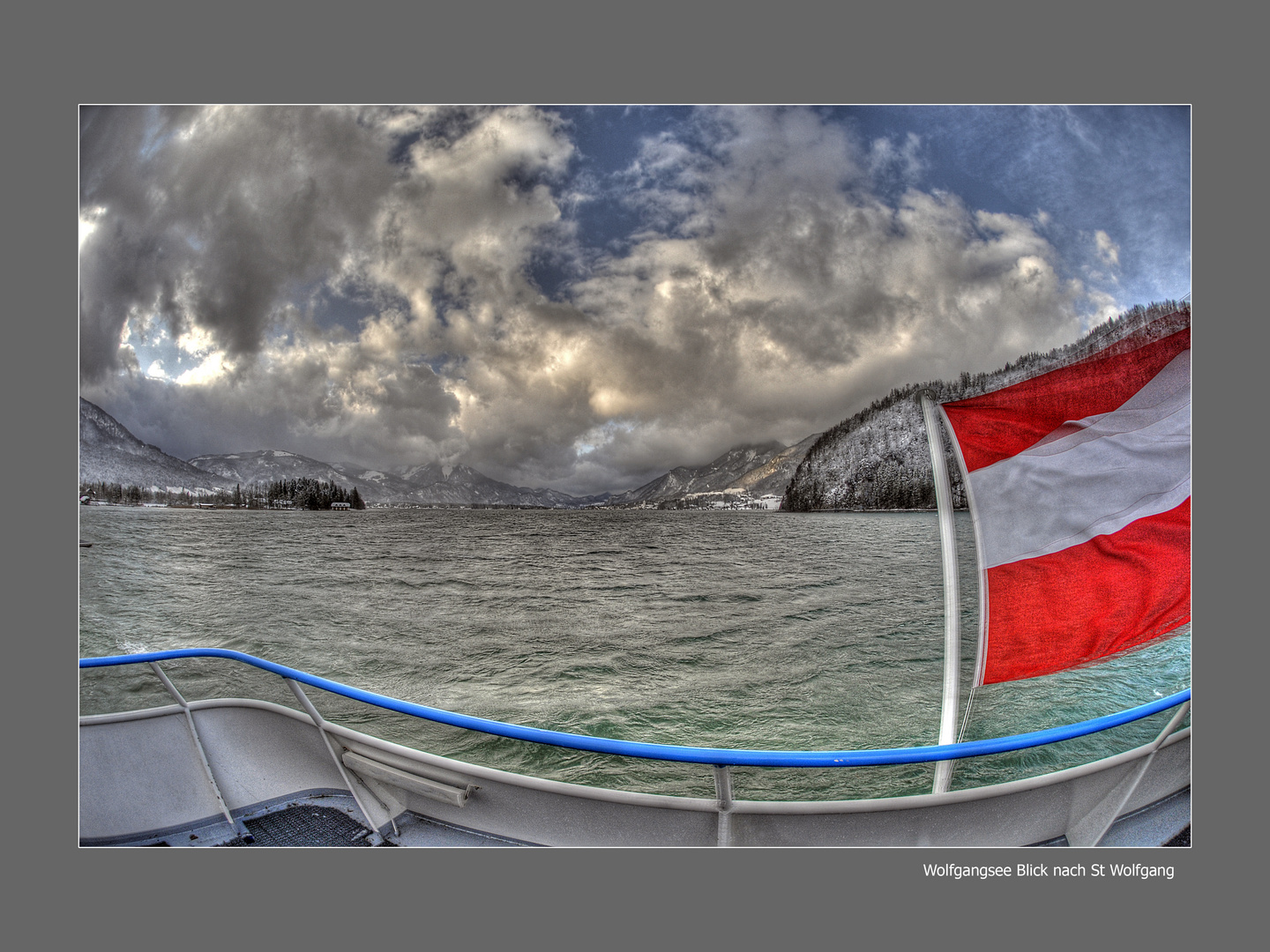 Starkwind am Wolfgangsee