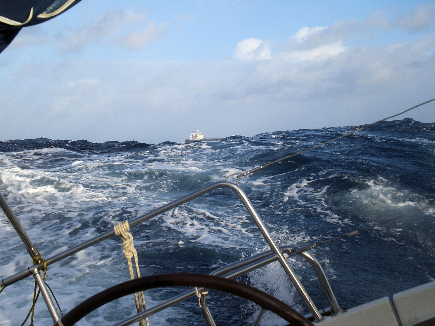 Starkwind auf dem Atlantik