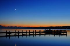 Starnberger See am Abend im November