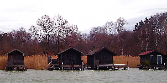 Starnberger See, Bootshaeuser