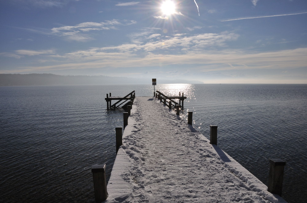 Starnberger See im Dezember