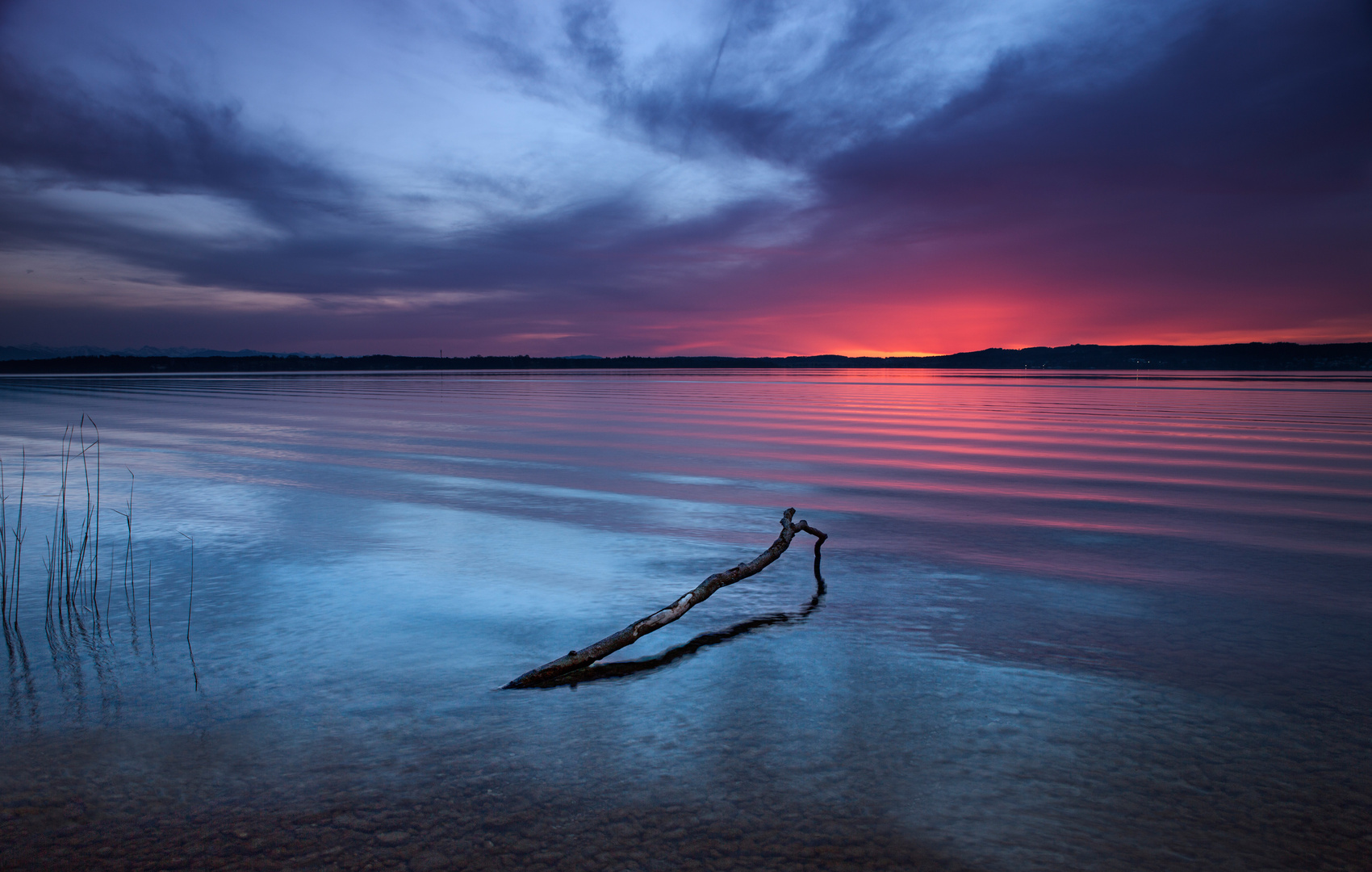 Starnberger See im Sonnenuntergang