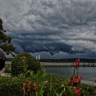 Starnberger See kurz vor einen Unwetter