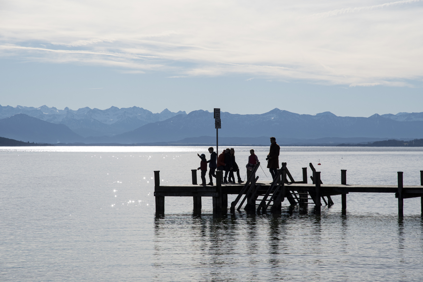 Starnberger See mit Karwendel