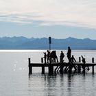 Starnberger See mit Karwendel