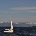 Starnberger See... Sicht aus Tutzing richtung Süden