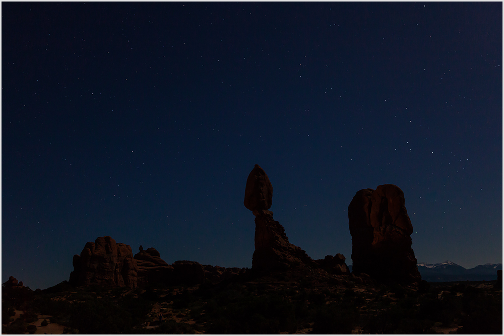 Starry night @ Balanced Rock