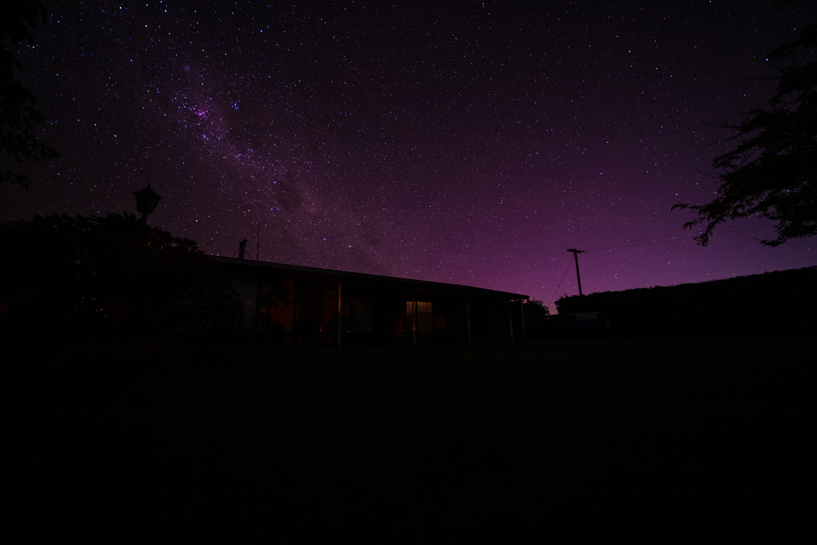 Starry night in New Zealand