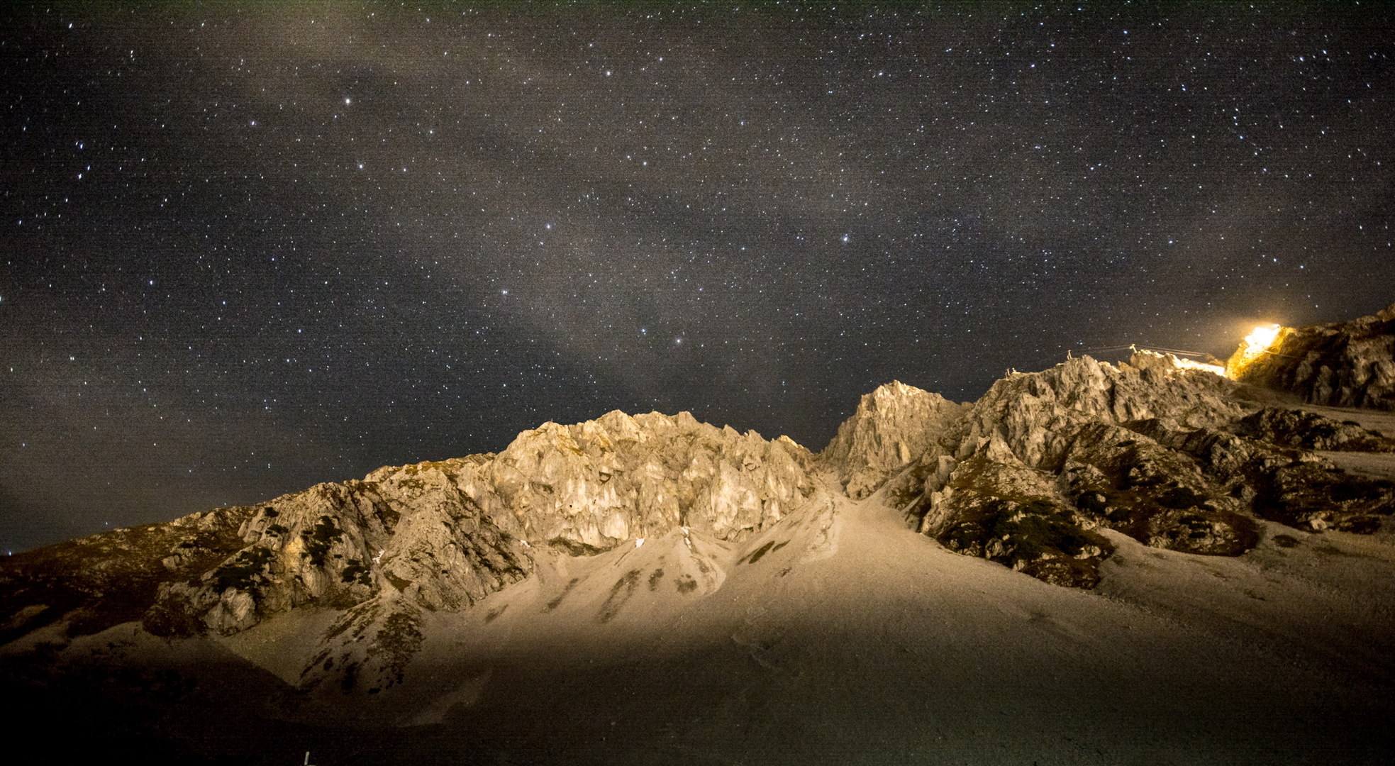 Stars above Innsbruck