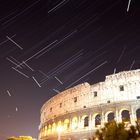 Stars and airplanes above the Colosseum