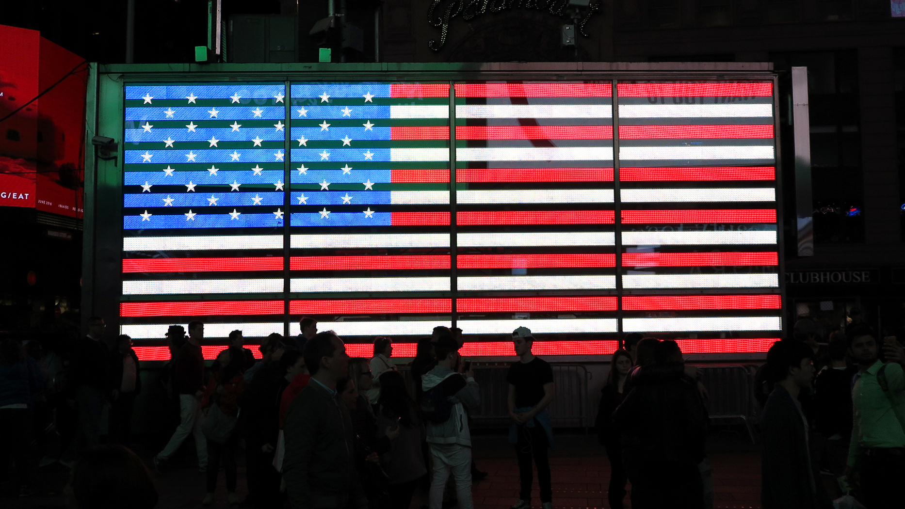 Stars and Stripes - Times Square - NYC