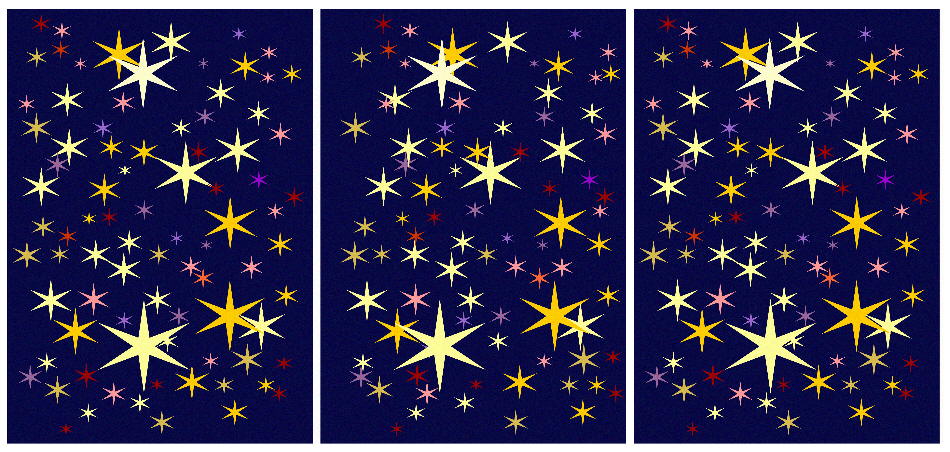 STARS IN SPACE