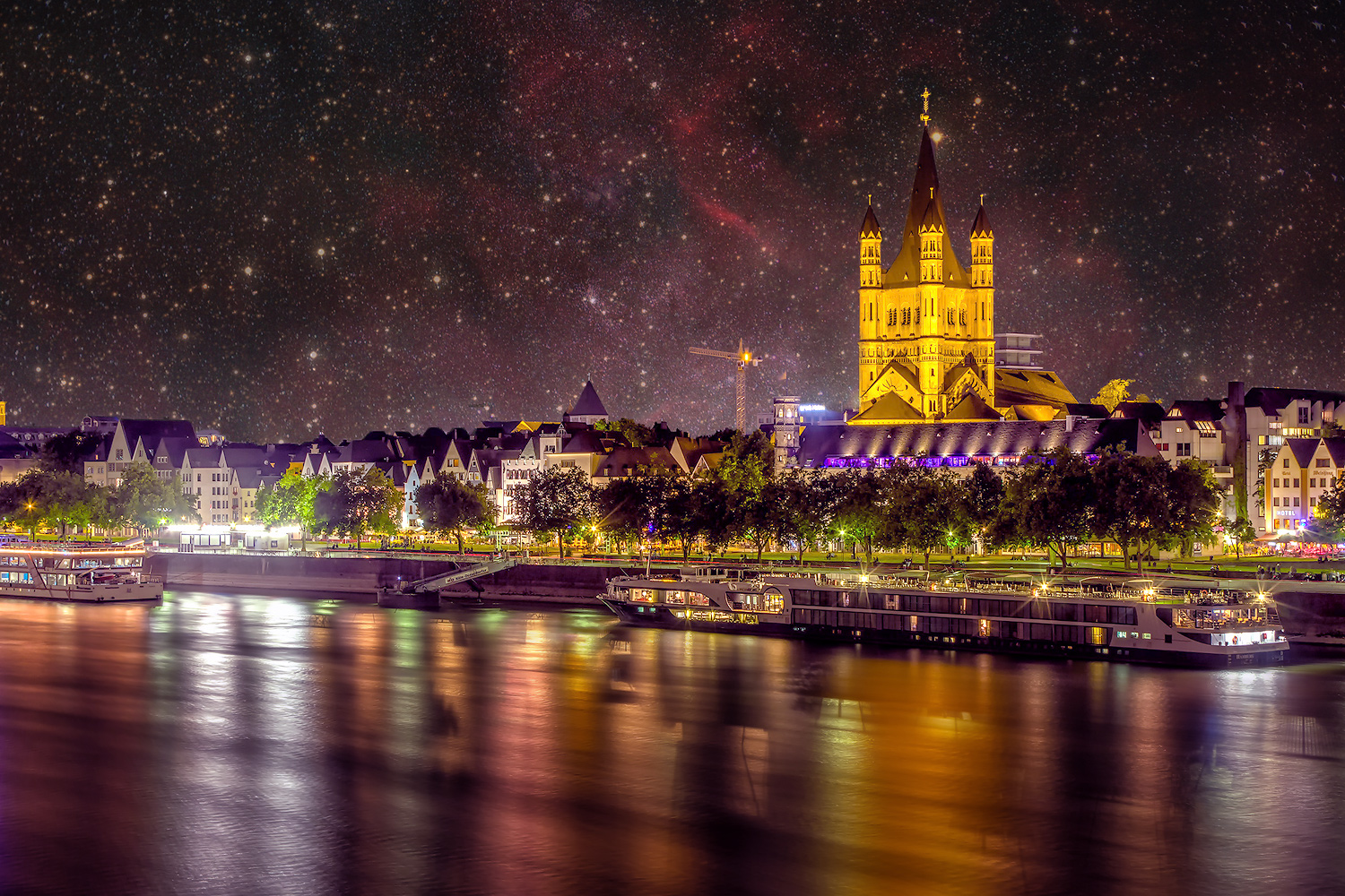 Stars over Cologne