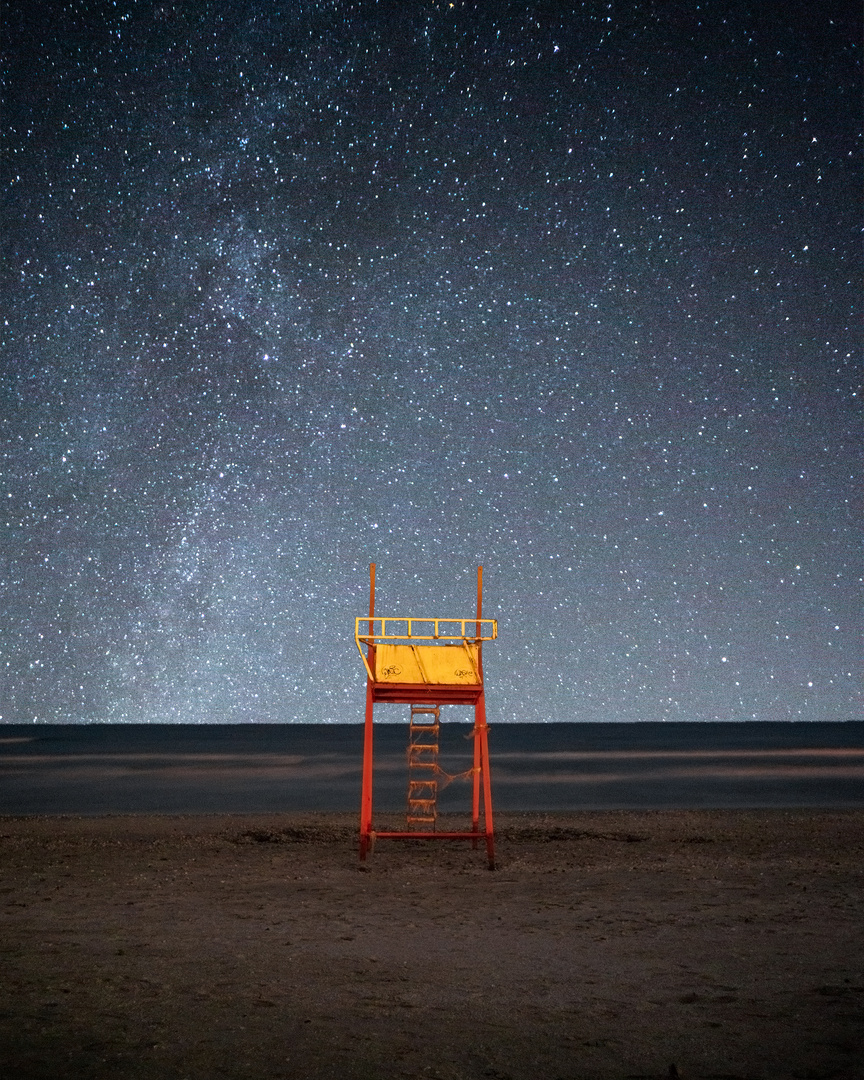 Stars over Mamaia Beach