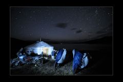 Stars over Olkhon Island