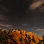 Stars over the bryce canyon