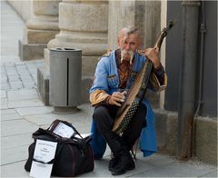 Starßenmusiker in Dresen