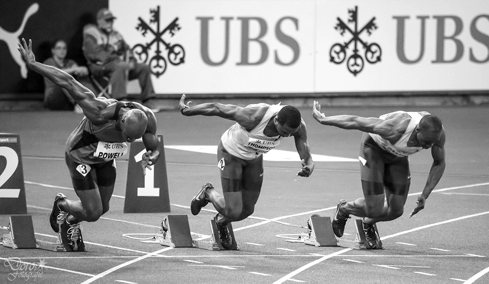 Start 100m Weltklasse Zürich 2014