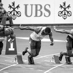 Start 100m Weltklasse Zürich 2014