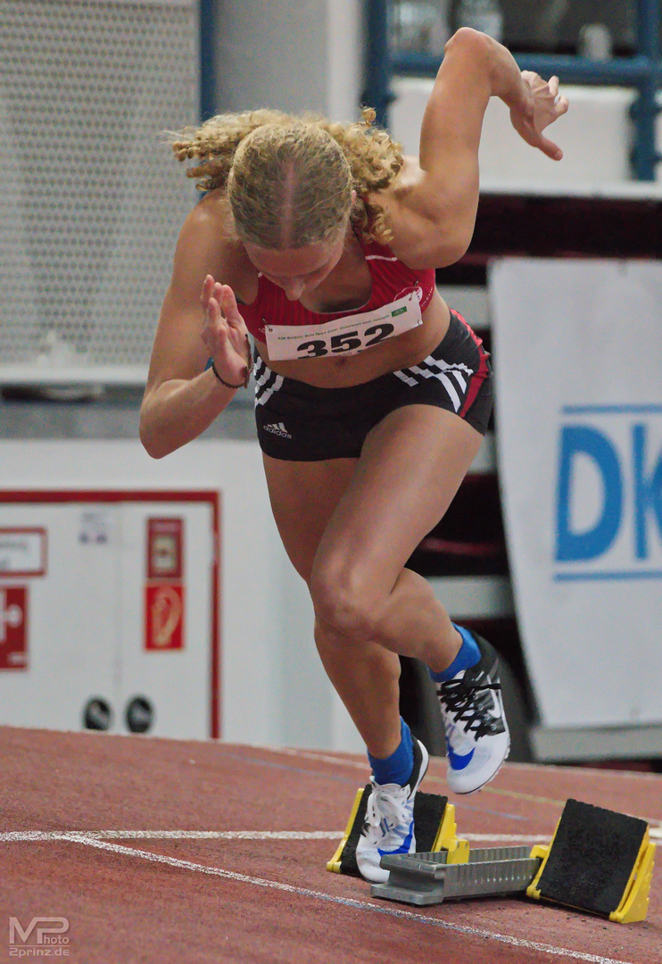 Start - 200 Meter Sprint der Frauen