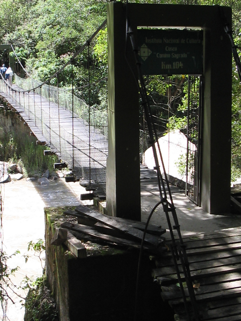 Start auf den Inkatrail KM 104