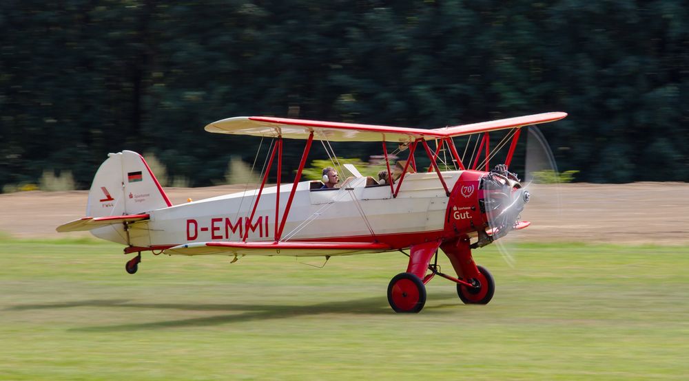 Start der Focke Wulf 44 "Stieglitz" (D-EMMI)