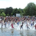 Start des Schorfheide-Triathlons 2016