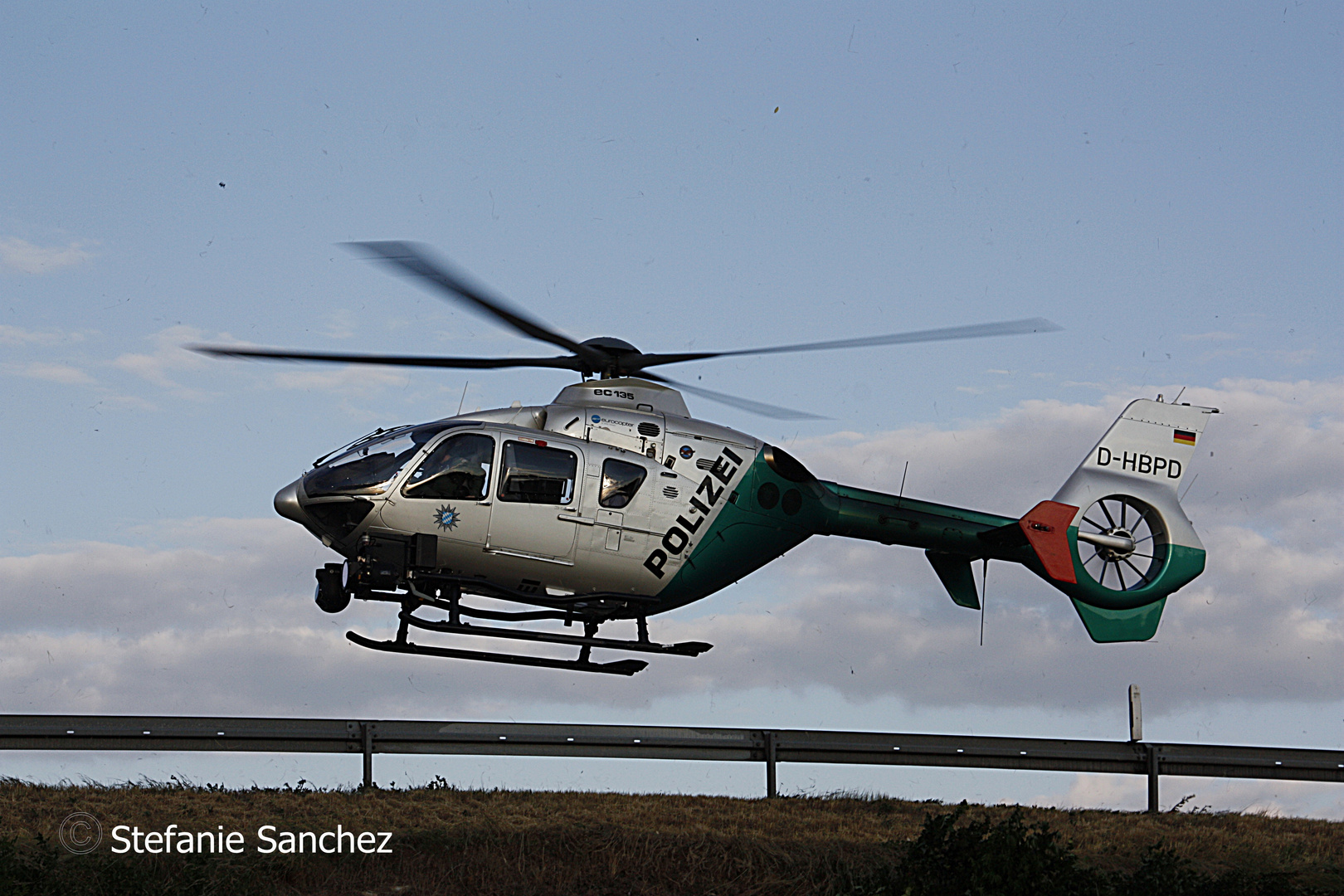 Start EC135 Polizei Augsburg