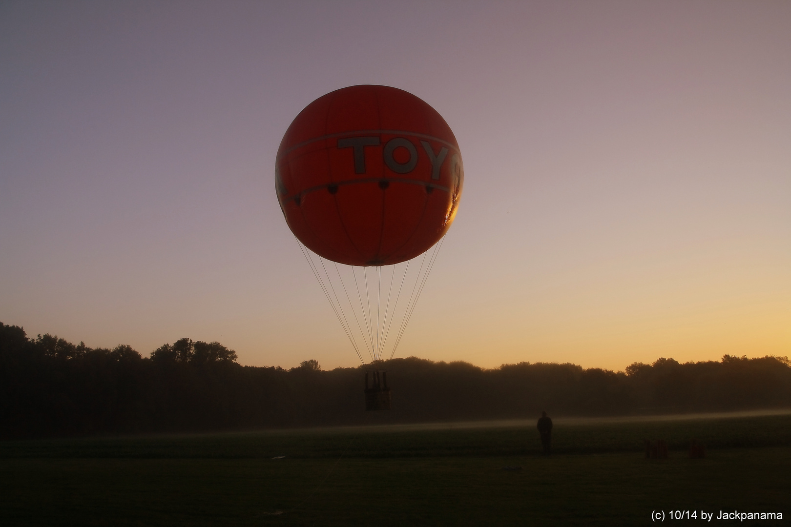 Start eines Modellballons