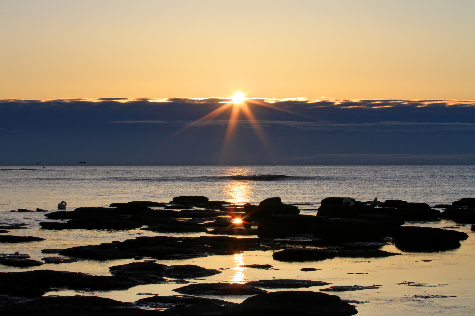 Start in den heutigen Sonnentag