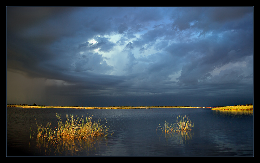 Start of a thunderstorm