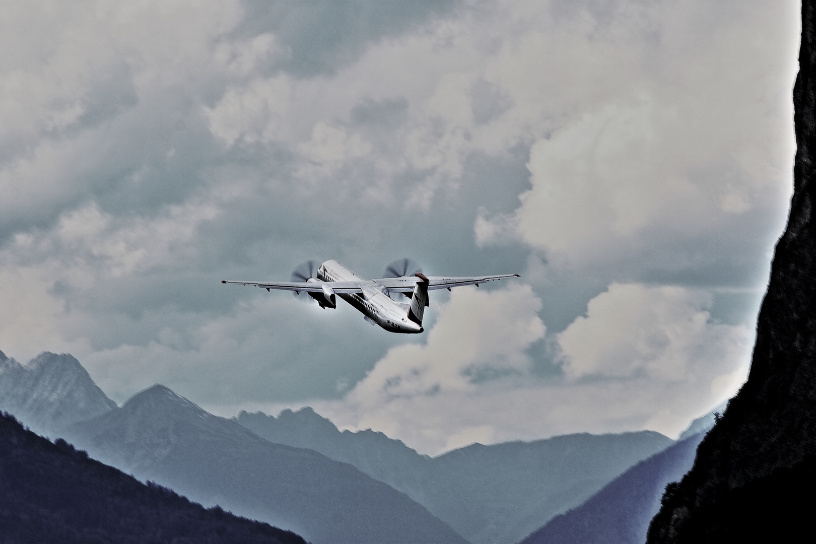 start vom Airport Innsbruck- richtung westen 