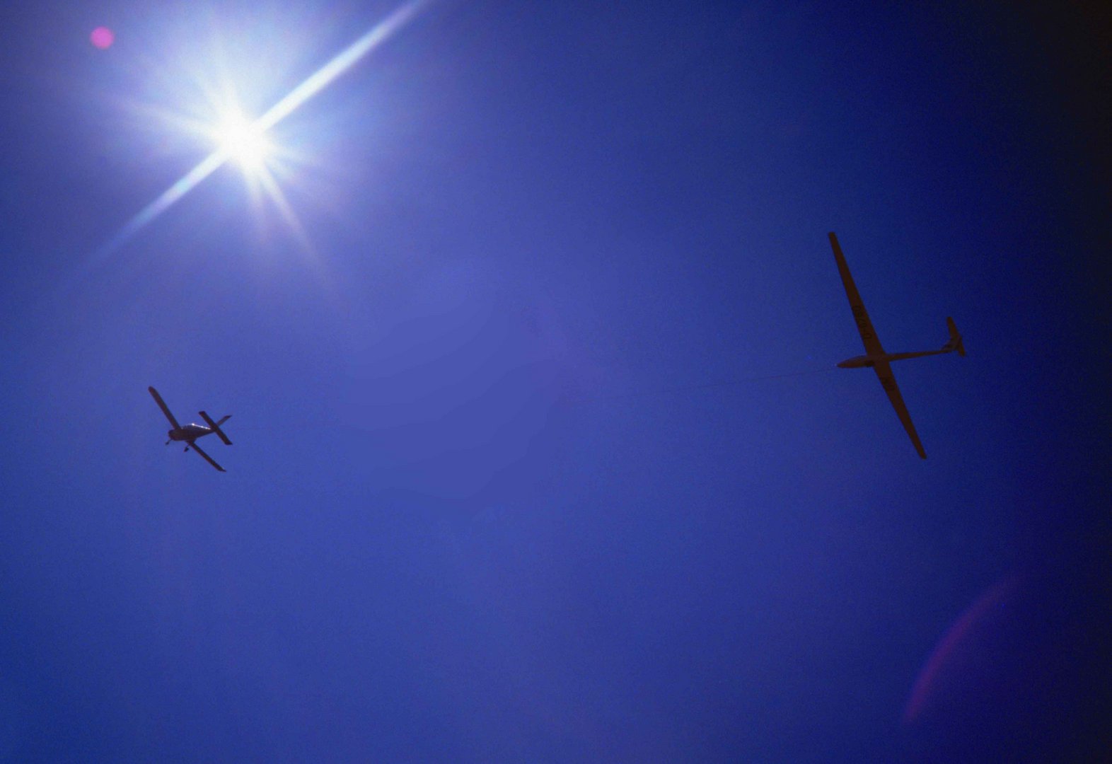 Start zu einem klasse Flug über den franzöischen Seealpen