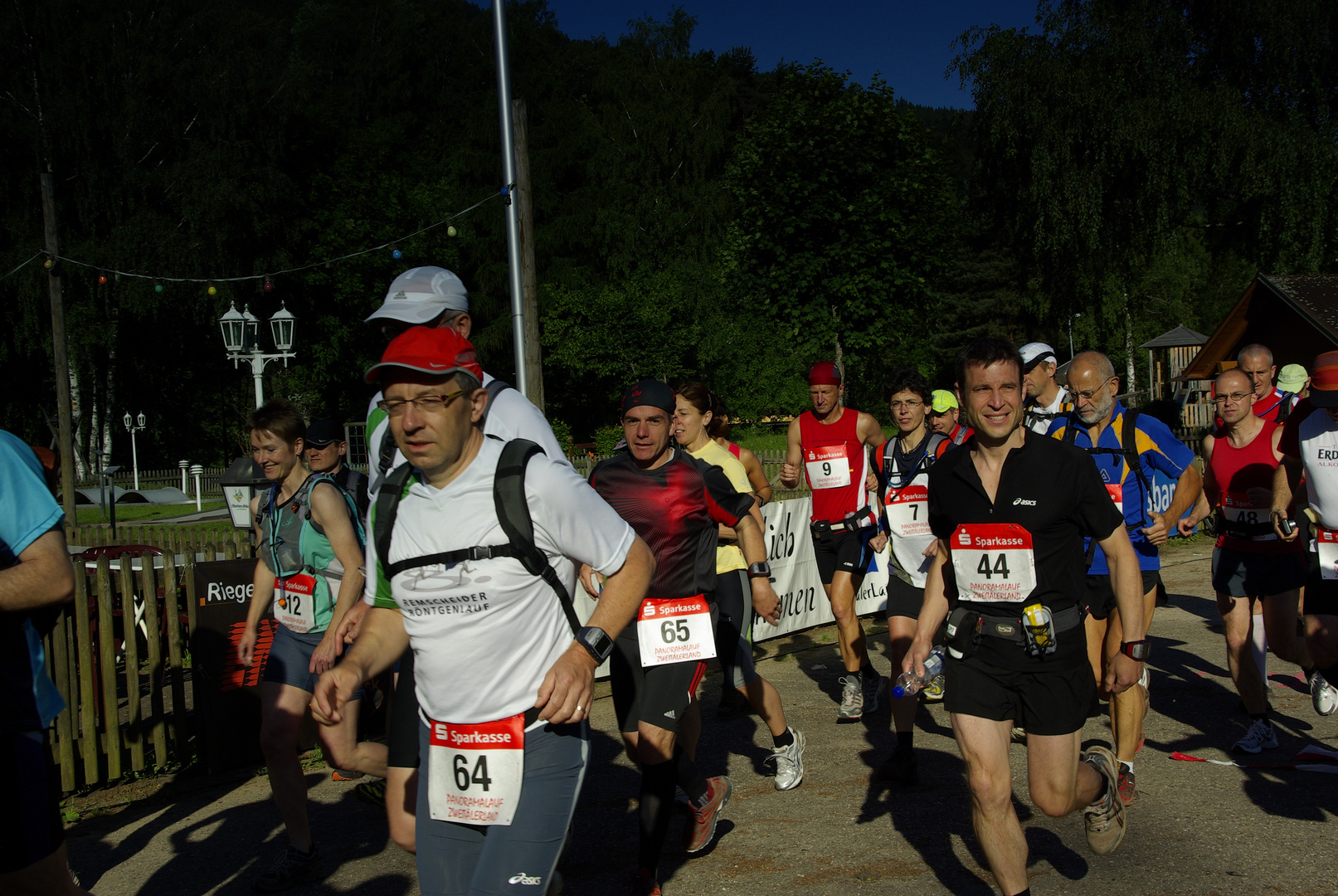 Start zum 1.Black Forest Trailrun Master in Simonswald