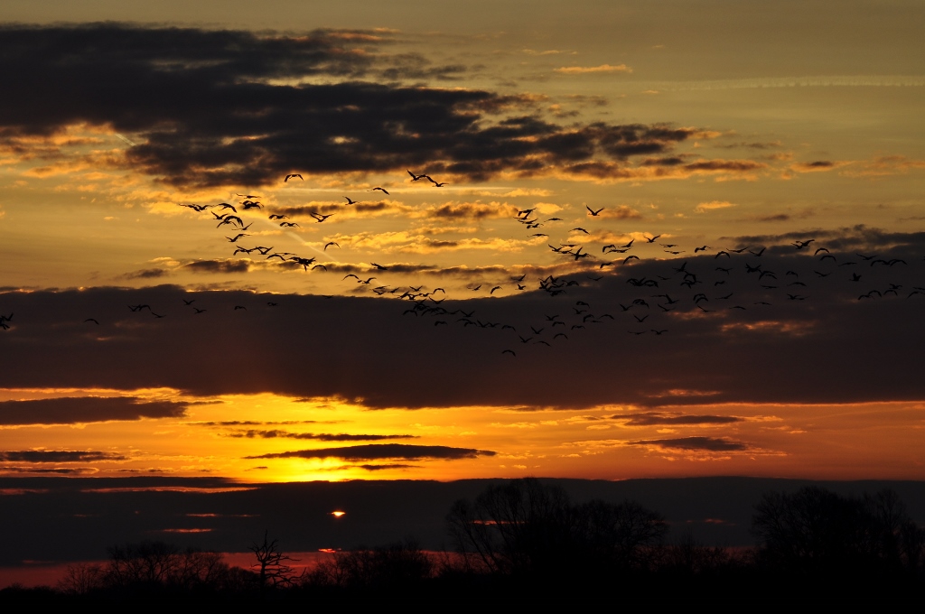 Starten mit dem Sonnenaufgang um 7.24 Uhr