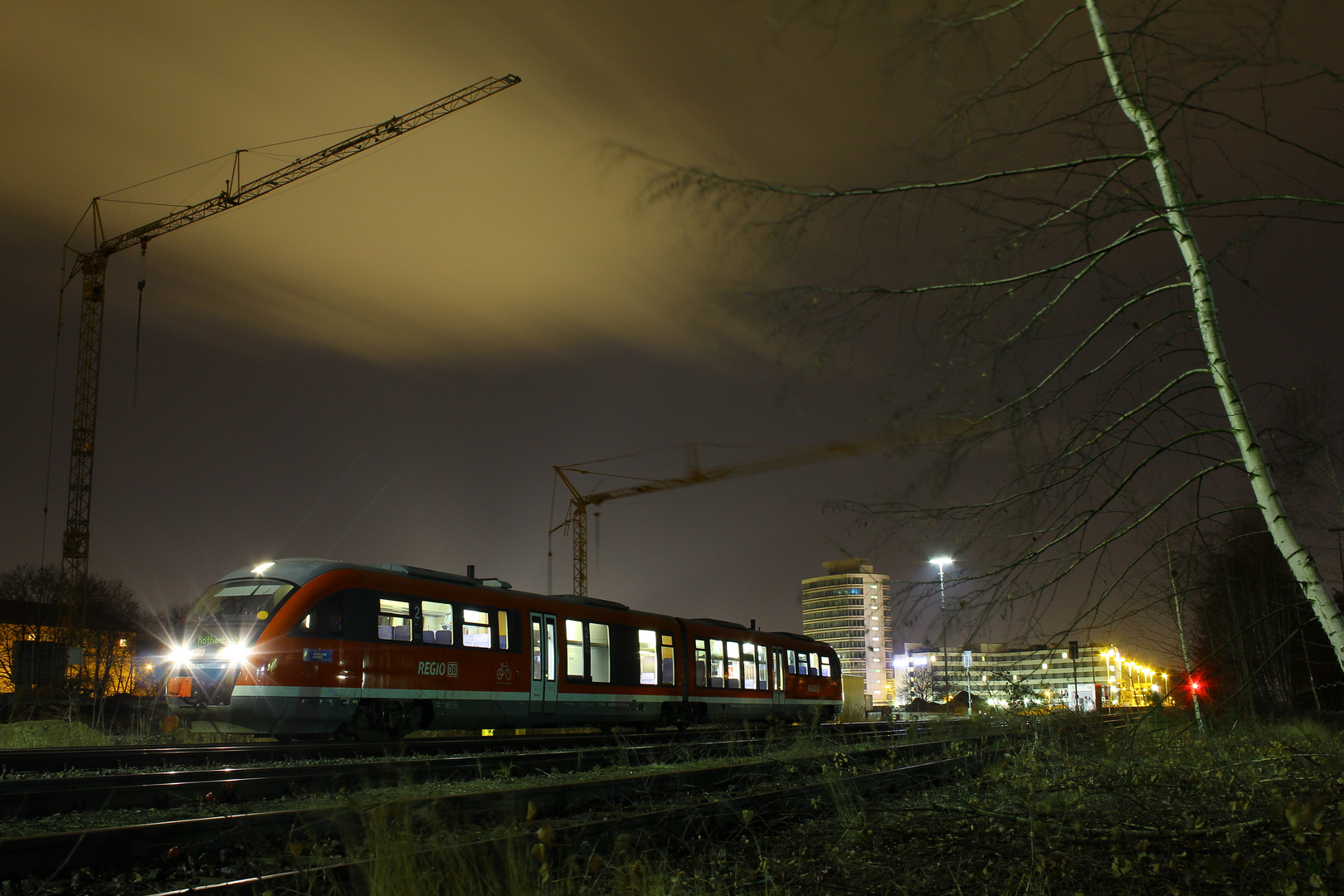 Startklar zur Fahrt in die Nacht