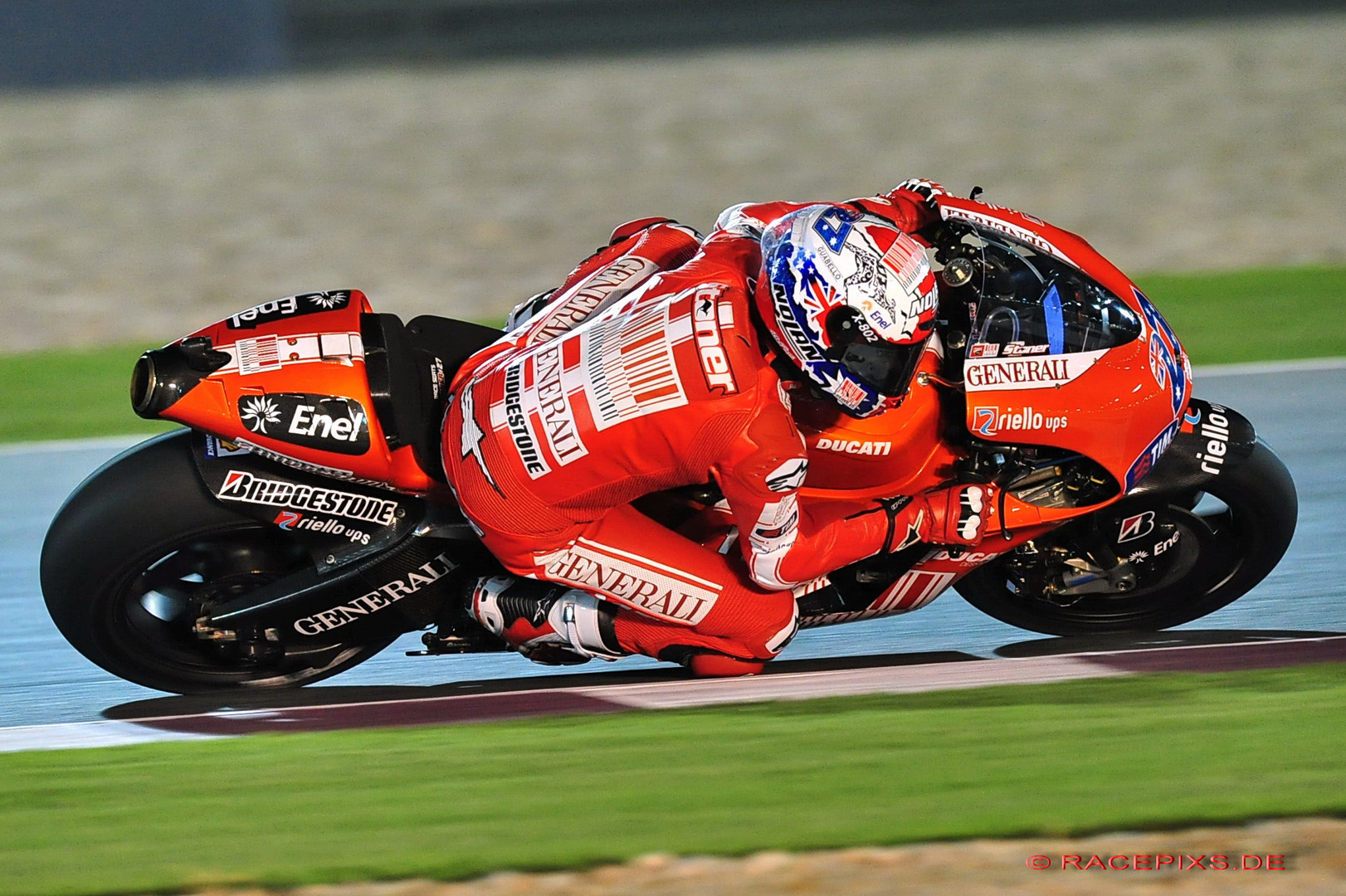 Startplatz 1 für Casey Stoner!