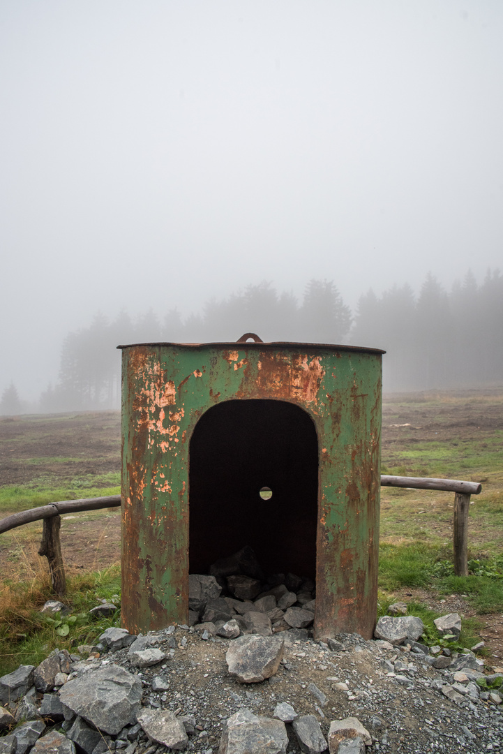 Startpunkt des Goldenen Pfades auf der Hochheide