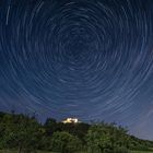 Startrail am Hambacher Schloss