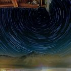 Startrail am wilden Kaiser