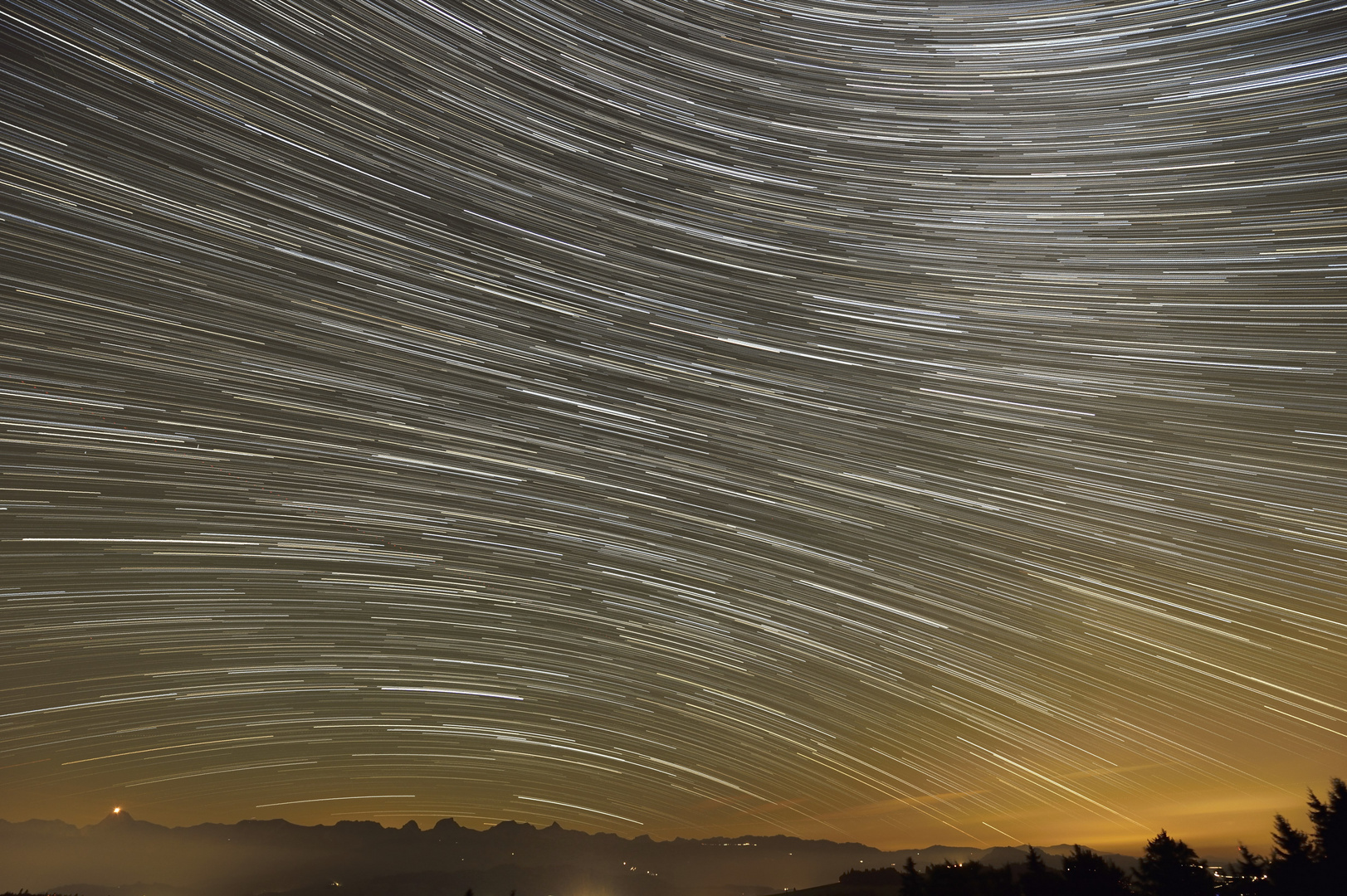 Startrail - fc-Treffen Bütschelegg