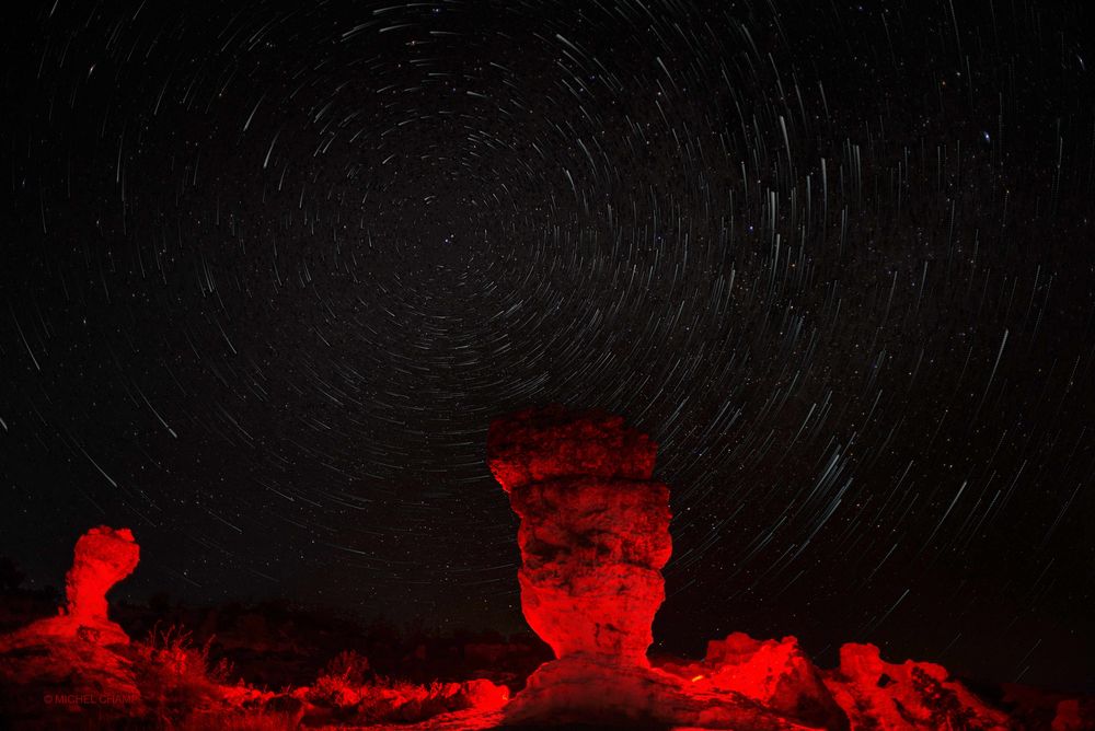 Startrail, les Mourres