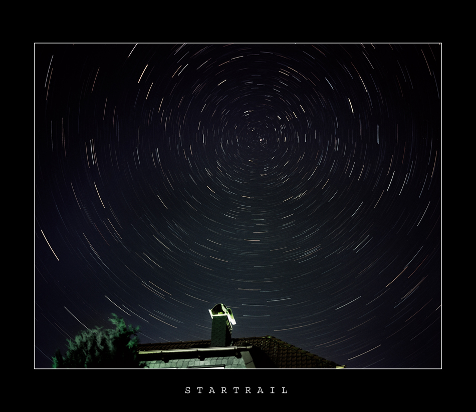 Startrail - und wir bewegen uns doch