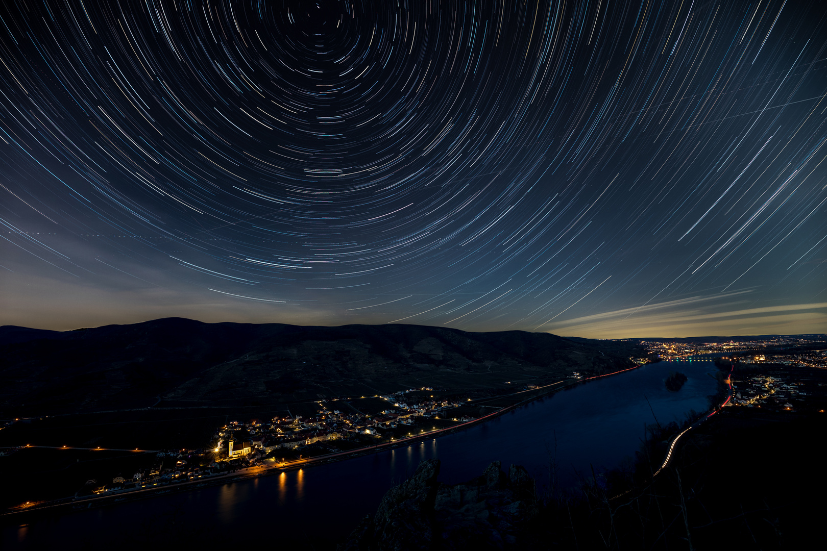 Startrails 27..12.2020 - Ferdinandswarte